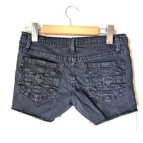 Dark Jean Shorts - Picture 1 of 3